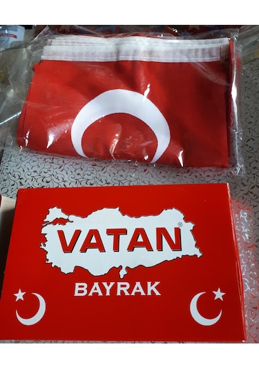 Bayrak Türk Bayrağı 20CM X 30CM 10 Adetli Kutu