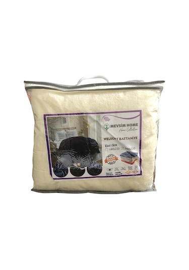 Royam Mevsim Home Çift Kişilik Wellsoft Polar Battaniye Kutulu 200 X 220 Krem