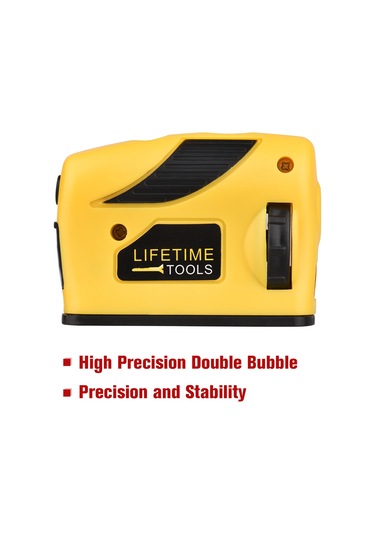 Qingmipy Yüksek Hassasiyetli Çift Balonlu Taşınabilir Lazer Hizalayıcı - 5m Mesafe