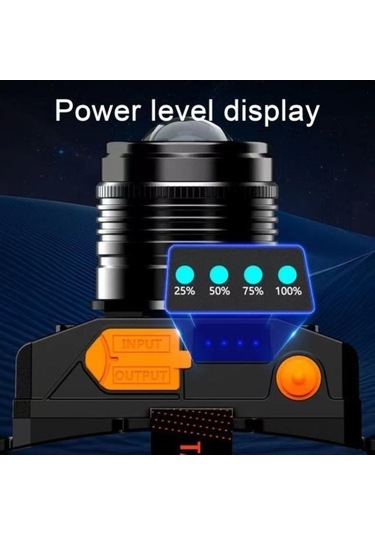 Novahub Genel Kullanım Gümüş Renk Akıllı Led El Feneri Uzun Iş Mesafesi Şarj Edilebilir Dayanıklı Ip65 Gümüş