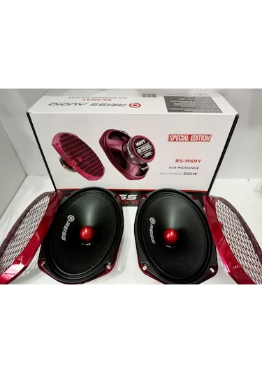 Reiss Oval Midrange Hoparlör - 250w 100RMS Reiss Kayık Midrange