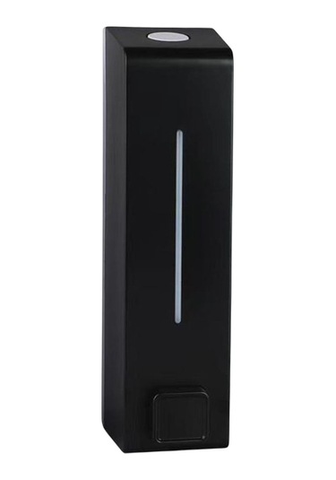 Suntek 600ml Sabunluk Duvara Monte Banyo Duş Şampuanı Otel Siyahı