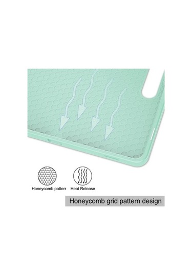 Samsung Uyumlu Galaxy Tab S9 Fe Deri Kılıf Üç Katlı Stant Kalem Yuvası Tablet Kapağı Kılıf