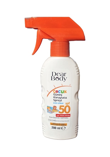 Dear Body Kids Koruyucu Güneş Kremi Sprey SPF50 200 ML