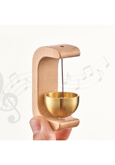 Kosona Ahşap Ve Bakır Kapı Zili, Hoş Ses İle Giriş Uyarısı, Kolay Kurulum, Ev & Mağaza Dekorasyonu