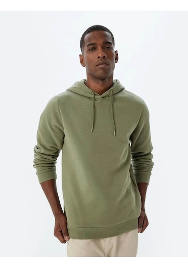 Koton Erkek Sweatshirt Yeşil 5wam70001mk 25ky59000107 Y59210 Yeşil