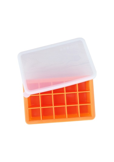 Kosona 15 Izgara Silikon Buzluk Kalıbı, Çıkarılabilir Kapaklı, Kolay Buz Çıkarımı, Yiyecek Dereceli, Ev Ve Restoran Kullanıma Uygun Çok Renkli