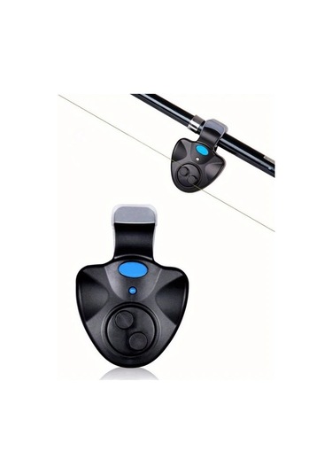 Fochsia Yeşil 1 Adet Şarjsiz Düğme Pilli Gündüz Gece Balıkçılık İçin Sesli Oltası Alarmı