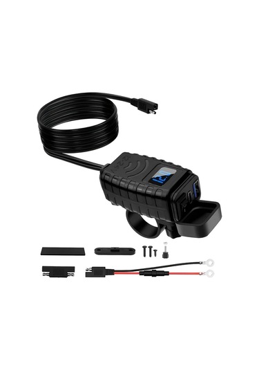 Motion003 Cs Motosiklet Usb Şarj Cihazı Qc3 0 Usb C 30w Usb A 18w Hızlı Şarj Telefon Gps A