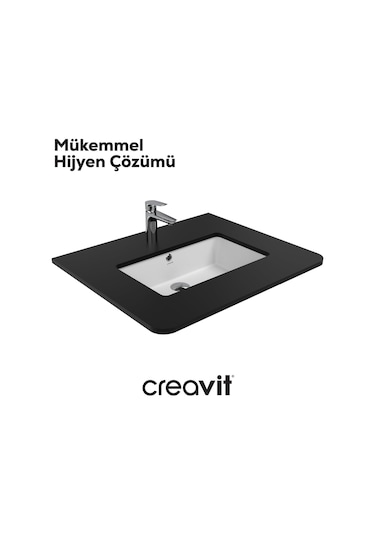 Creavit Tezgah Altı Lavabo 30 50cm Beyaz Tp730-00cb00e-0000
