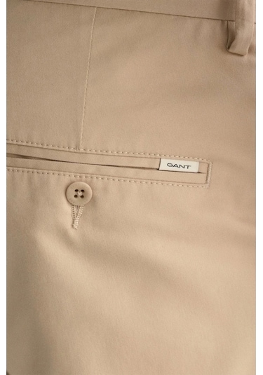Gant Erkek Bej Pantolon Slim Fit Bej