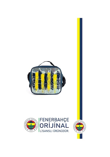 Fenerbahçe Orijinal Lisanslı Çocuk Beslenme Çantası Fb Çanta Lacivert - Sarı