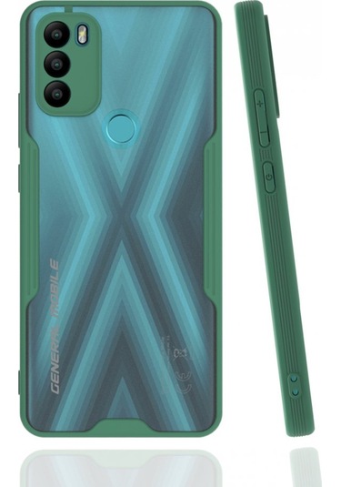 General Mobile GM 21 Plus Kılıf Platin Matte Silikon Arka Kapak