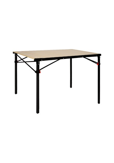 Kingcamp Slate Xl Alüminyum Katlanır Kamp Masası Wood Siyah