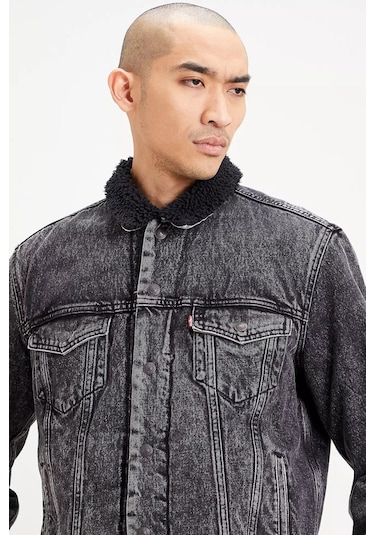Levi's Type 3 Sherpa Trucker Roadster Siyah Erkek Trucker Ceket Siyah