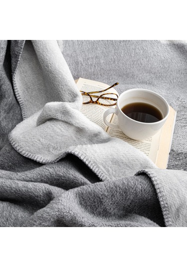 Schafer Home Deer Çift Kişilik Battaniye 200x220 Cm 1 Parça-gri Gri