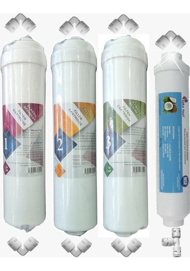 Su Arıtma Cihazı 4'Lü Filtre Seti Nsf Li Post (541431805)