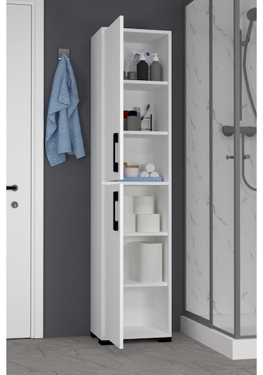 Lizbon No.1 Banyo Dolabı Beyaz