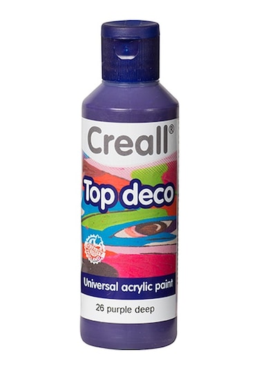 Creall Top Deco - Koyu Mor
