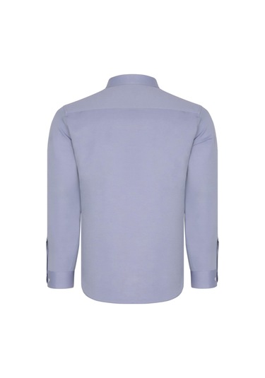 G974 Dewberry Erkek Gömlek-gri Gri