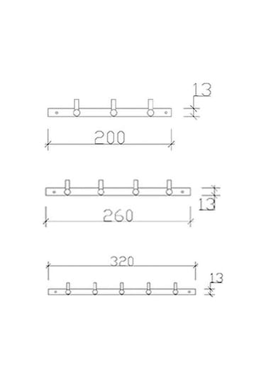 Tema Prima Set 3’Lü Askılık Krom 74303