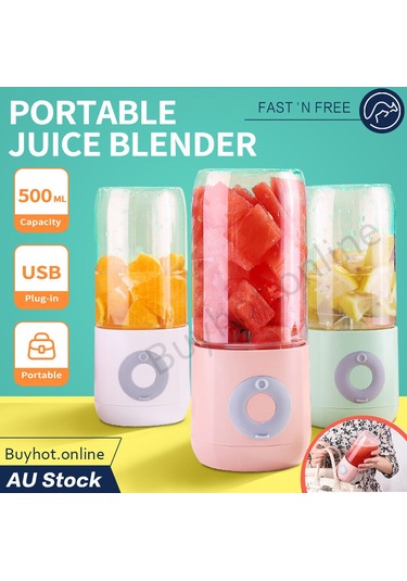 Kangvka Taşınabilir Yeşil Meyve Sıkacağı - 500ml Kapasiteli, Şarj Edilebilir, Abs Ve Pc Malzeme