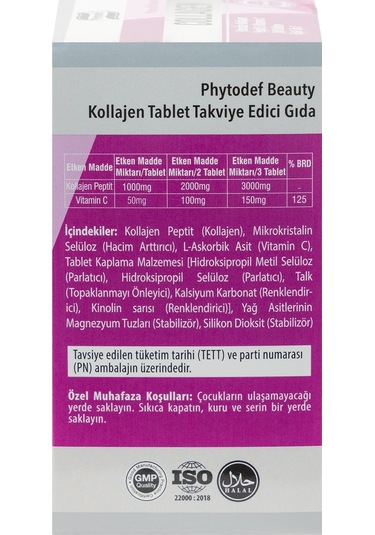 Phytodef Kolajen + Vitamin C 30 Tablet