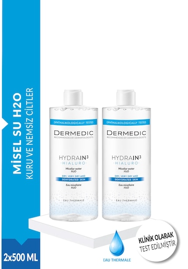 Dermedic Hydrain3 Misel Su H2o 2 x 500 ML