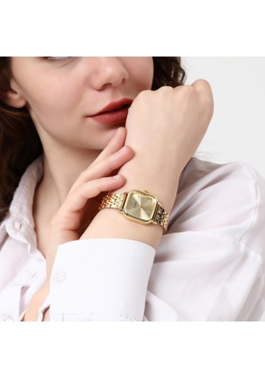 Melian Gold Kadran Gold Kordon Kadın Kol Saati Altın