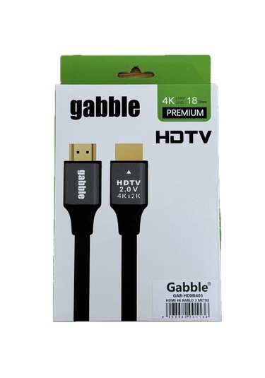 3 Metre Hdmı 2.0v Kablo 4k Ultra Hd 18 Gbps Altın Kaplama Hdmi