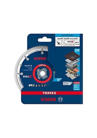 115 Mm X-lock Kesme Diski, Elmas Teknolojisi İle Uzun Süreli Kullanım