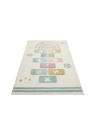 Eko Halı Eko Kids Kds 25 Pastel Hav Toz Vermez Çocuk Odası Halısı - 160x230 Çok Renkli
