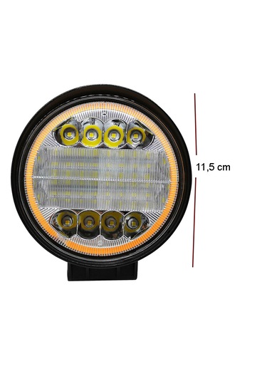 Sis Lambası Yuvarlak Kırmızı Angelli 12-24v Adet