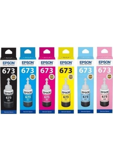 Epson 673 Mürekkep Seti L800,l805,l850,l1800