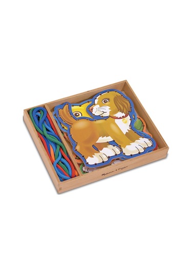 Melissa And Doug Ahşap İp Geçirme - Evcil Hayvanlar