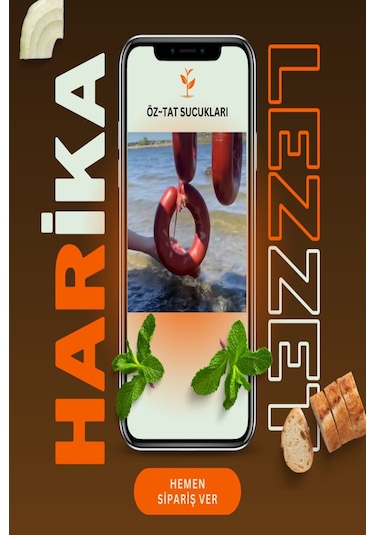 Öztat Afyonkarahisar Doğal Kasap Sucuğu 2 Kg