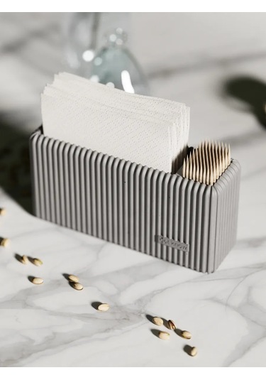 Getknow Home Mutfak Masası İçin Peçetelik 338353095 Gri