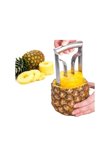 Stainless Steel Pineapple Knife Peeler Pineapple Core Remover, Size:pineapple Core Remover Diğer