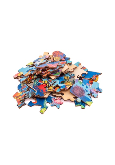 Ahşap Puzzle Su Altı Ocean