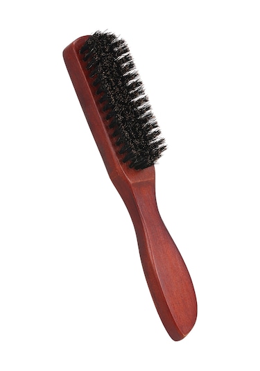 Samdoo Ergonomik Ahşap Kuru Saç Ve Sakal Fırçası - Doğal Yağ Dağıtımı, Masaj Ve Dışarıdaki Kullanıma Uygun