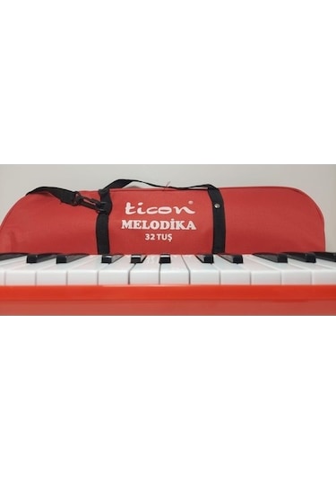 Ticon 32 K Melodika Yumuşak Çantalı Kırmızı