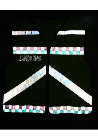 Jandarma Asayiş Fileli Reflektorlu Yelek Sarı