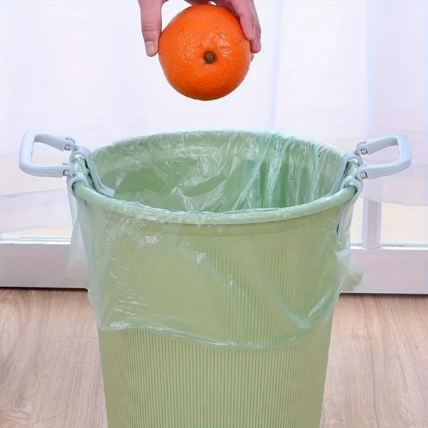 Dashanshop Pembe Çöp Kovası Kaymaz Tutturucu Klips Çöp Poşeti Sabitleyici Mutfak Aksesuarı Pembe