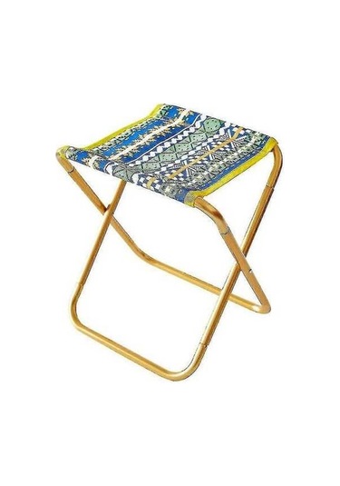 Bloomnest Katlanır Etnik Sandalye, Taşınabilir Kamp Bankı, A523 Altın-siyah, Oxford Kumaş, Açık Hava Yürüyüş İçin Altın - Siyah