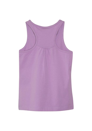 Lovetti Lila Kız Çocuk Arka Büzgülü Yüzücü Atlet Lila