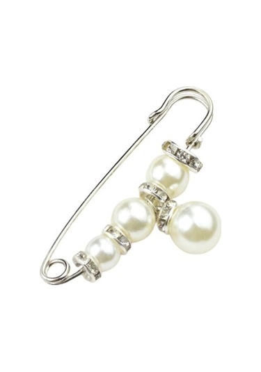 6 Güvenlik Broş İnce İşçilik Maruz Kalmayı Önler Çekici Sahte İnci Kadın Güvenliği Çok Renkli