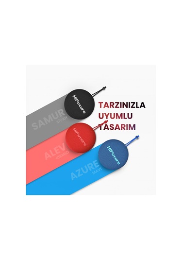 HiFuture Altus Bluetooth 5.3 10W IPX4 Su Geçirmez Çift Modlu TWS Taşınabilir Bluetooth Hoparlör