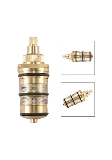 Didadodo Termostatik Mikser Vanası, Duş Vanası, Pirinç Yedek Termostatik Aureate Aureate