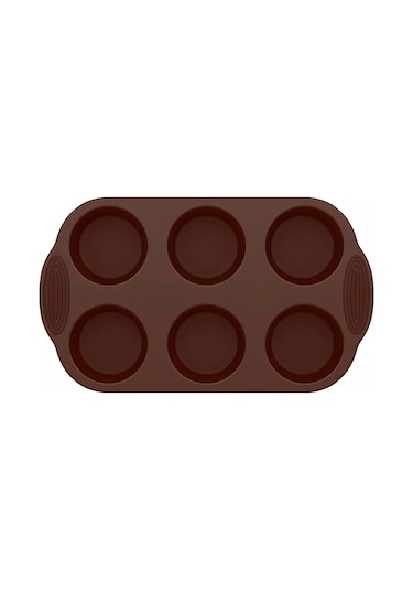 Nadoba 30x18x4,3 Cm Silikon Yuvarlak Pişirme Kalıbı 223134624 Kahverengi