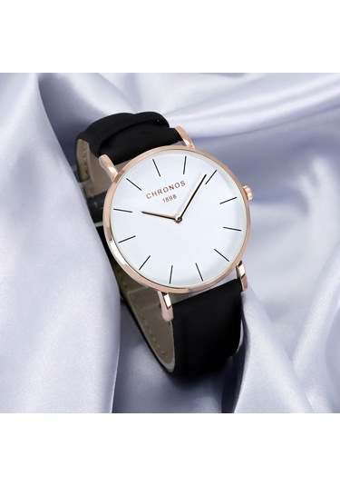 Kadınlar Ve Erkekler İçin Klasik Saatler Moda Kuvars Kol Saatleri C Diğer